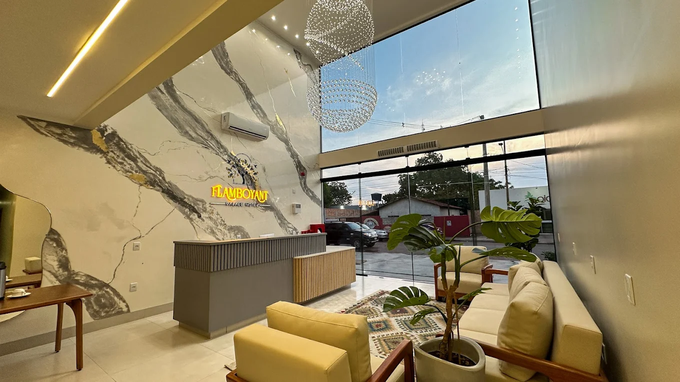 Recepção do hotel